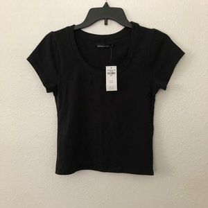 A&F Black Top, Size Small, NEW with Tags